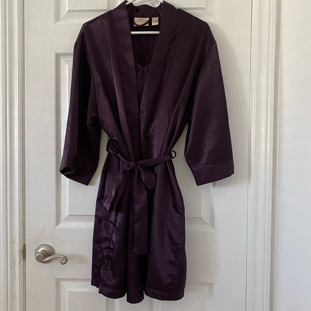 Vintage Silk and Satin 2pc Set